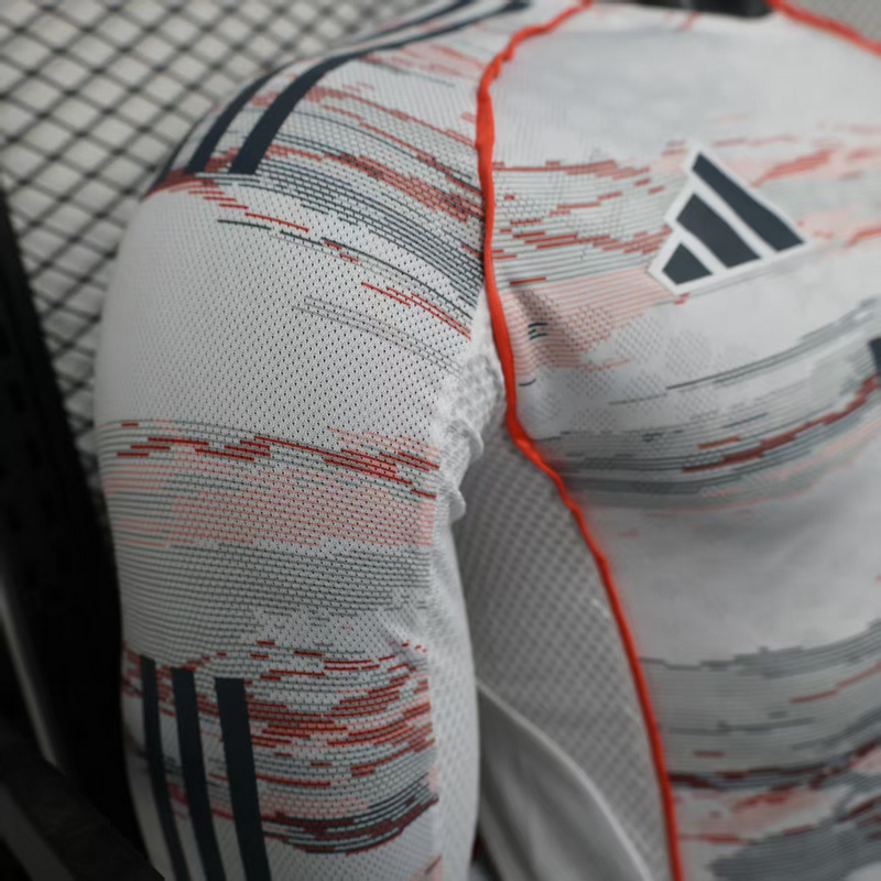 Authentic Bayern Munich Soccer Jersey Away Long Sleeve Shirt 2025/26