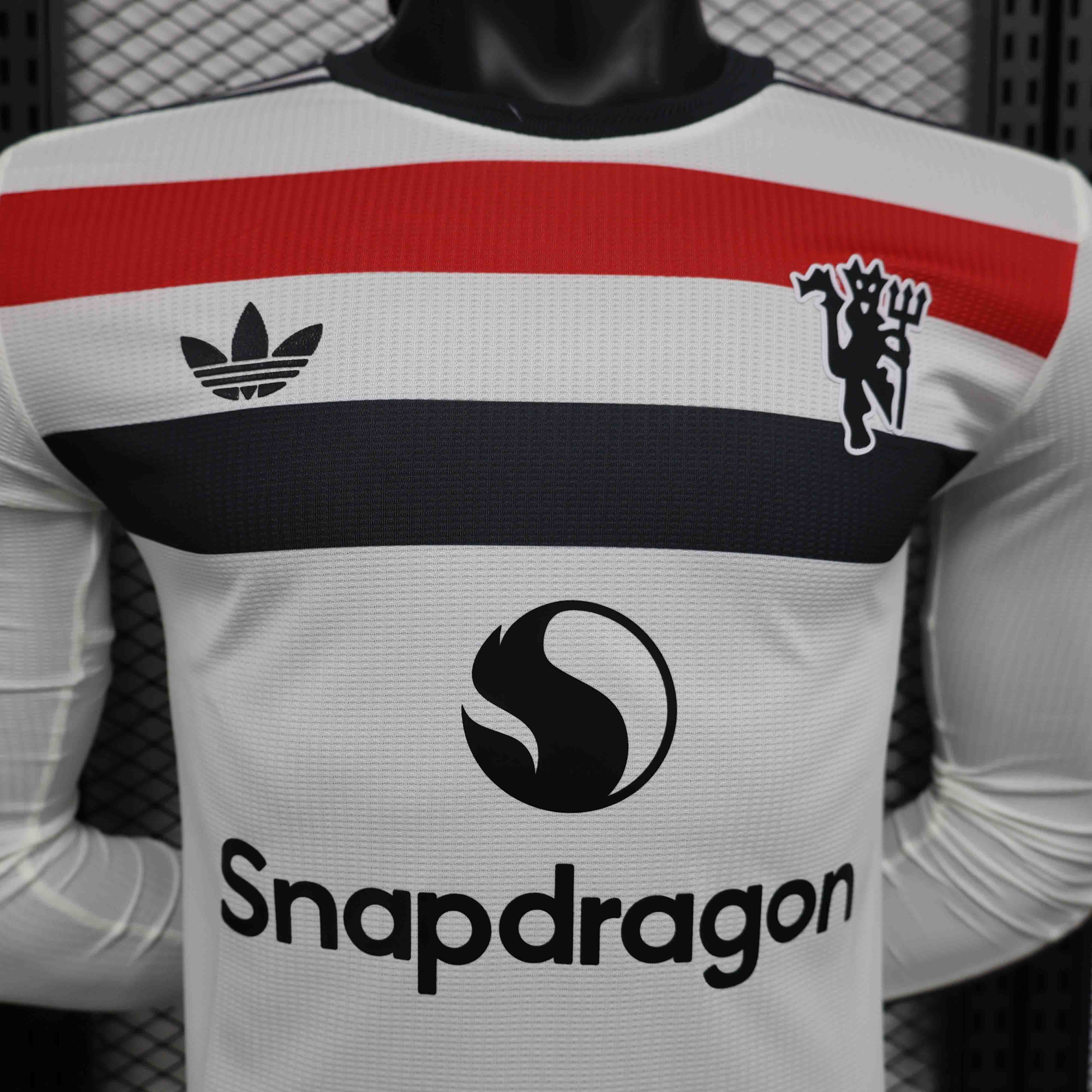 Manchester United Authentic Third Away Long Sleeve Football Jersey Shirt 2024/25