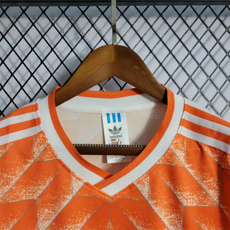Netherlands Retro Jersey Custom Home Soccer Jersey 1988
