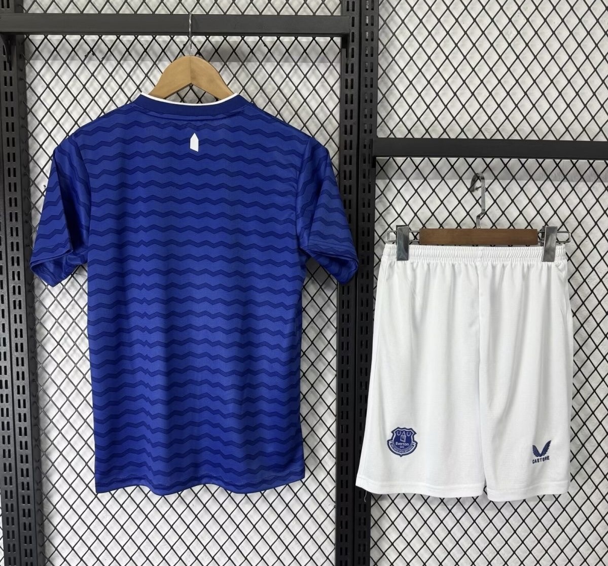 Everton Football Jersey Home Kids Kit Jersey+Shorts 2025/26