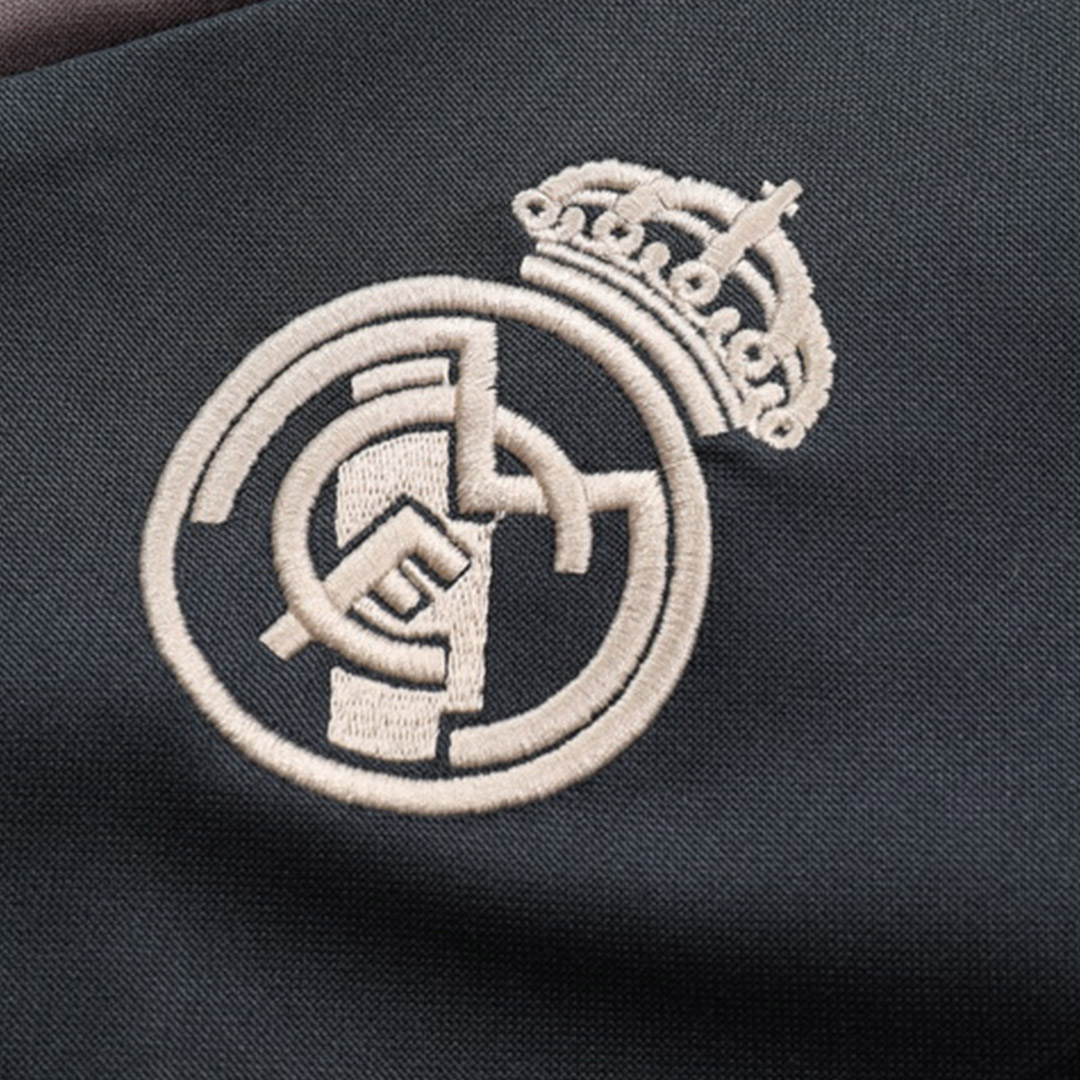 Real Madrid Zipper Sweat Kit (Top+Pants) 2024/25