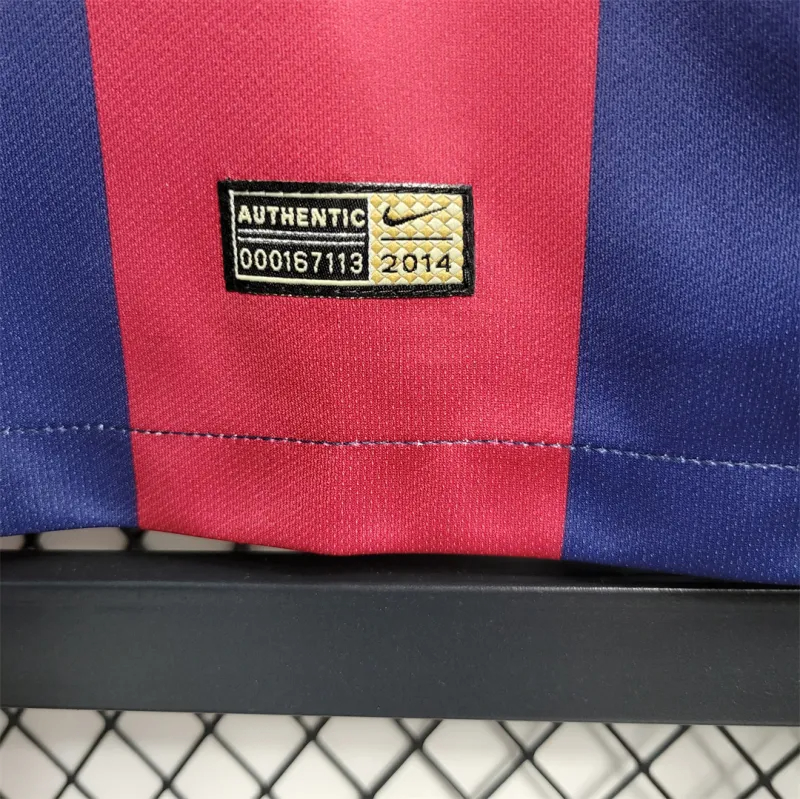 Barcelona Retro Jersey Home Soccer Shirt 2014-15