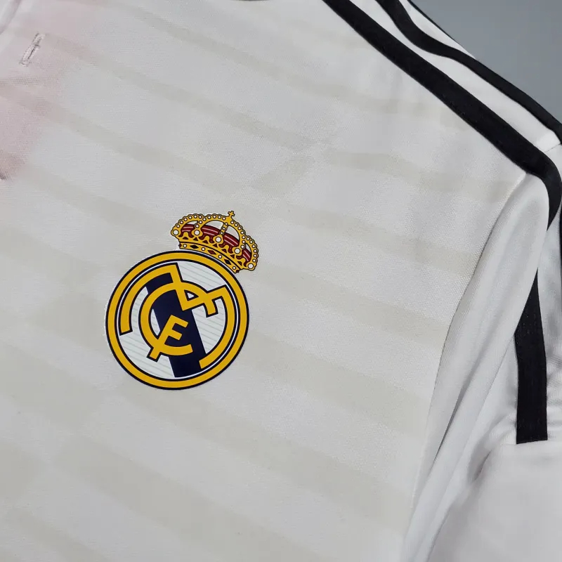 Real Madrid Retro Jersey Home Custom Soccer Shirt 2014/15