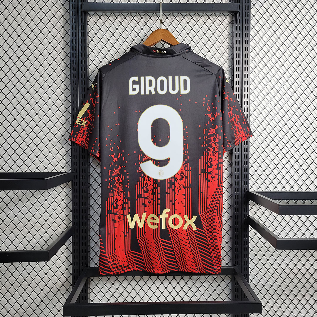 AC Milan Soccer Jersey Fourth Away Custom Shirt 2022/23