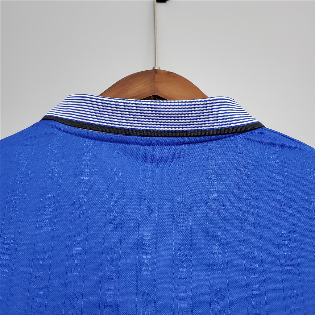 Everton Retro Football Jersey Home Custom Shirt 1994/95