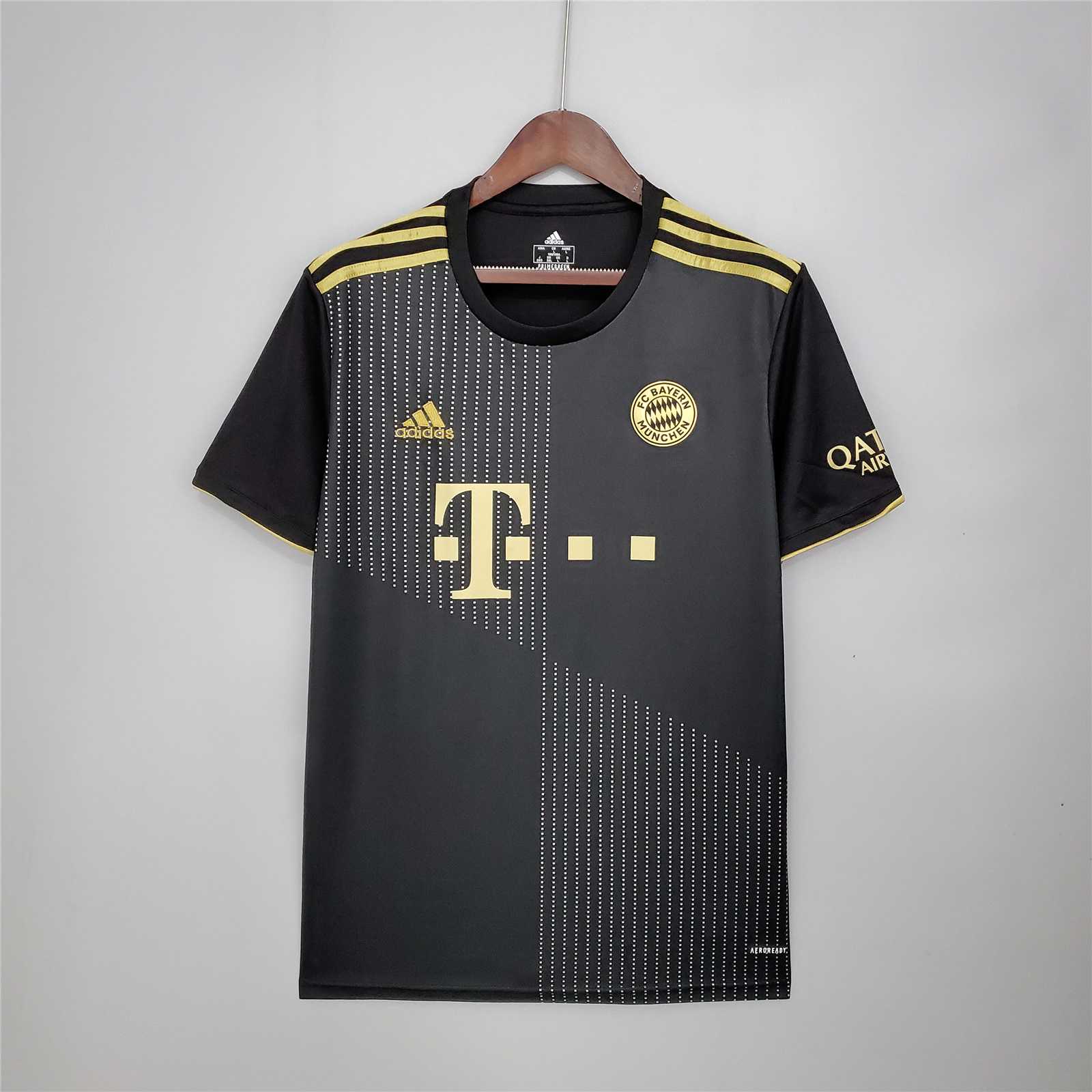 Bayern Munich Retro Jersey Away Soccer Shirt 2021/22