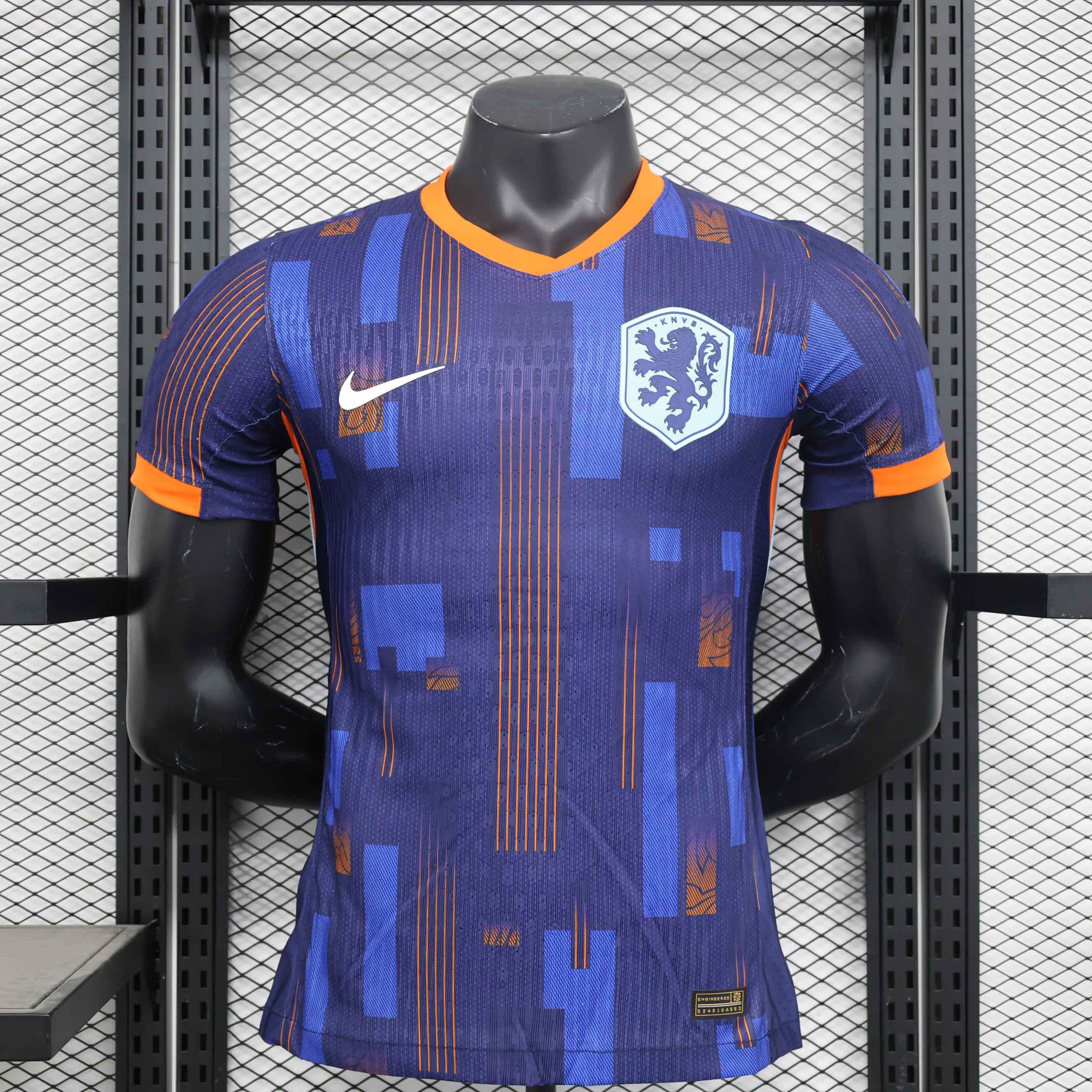 Netherlands Authentic Soccer Jersey Away Shirt EURO 2024