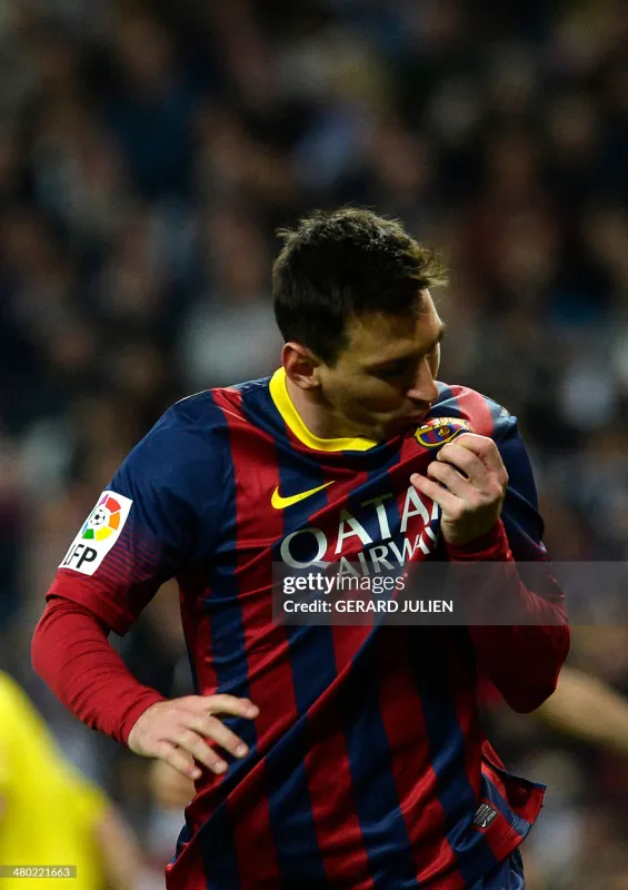 Authentic Barcelona Retro Jersey Home Soccer Shirt 2013-14