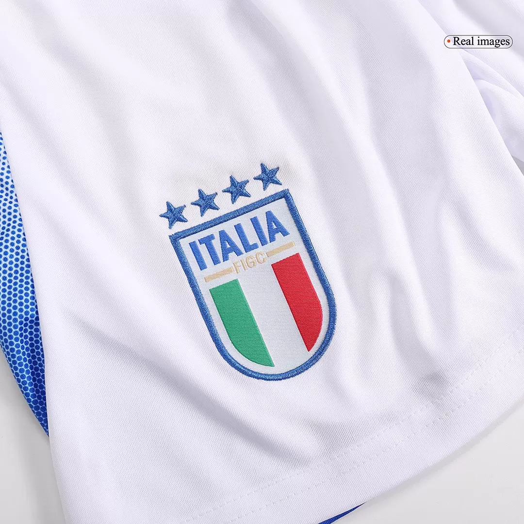 Italy Home Football Uniform Kids Kit Jersey+Shorts EURO 2024