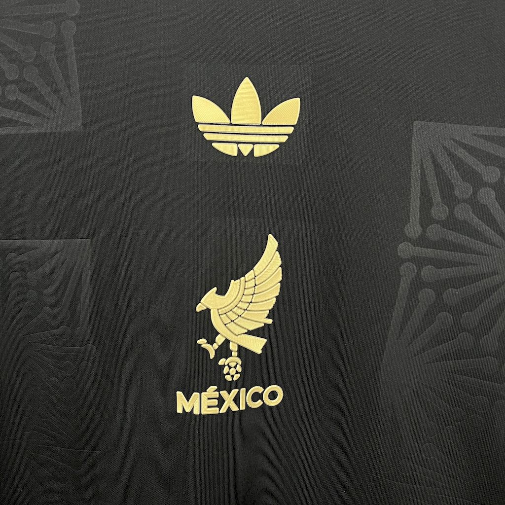 Mexico Gold Cup Black Special Long Sleeve Soccer Jersey Custom Shirt 2025
