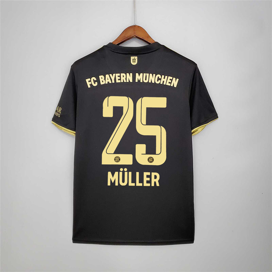 Bayern Munich Retro Jersey Away Soccer Shirt 2021/22
