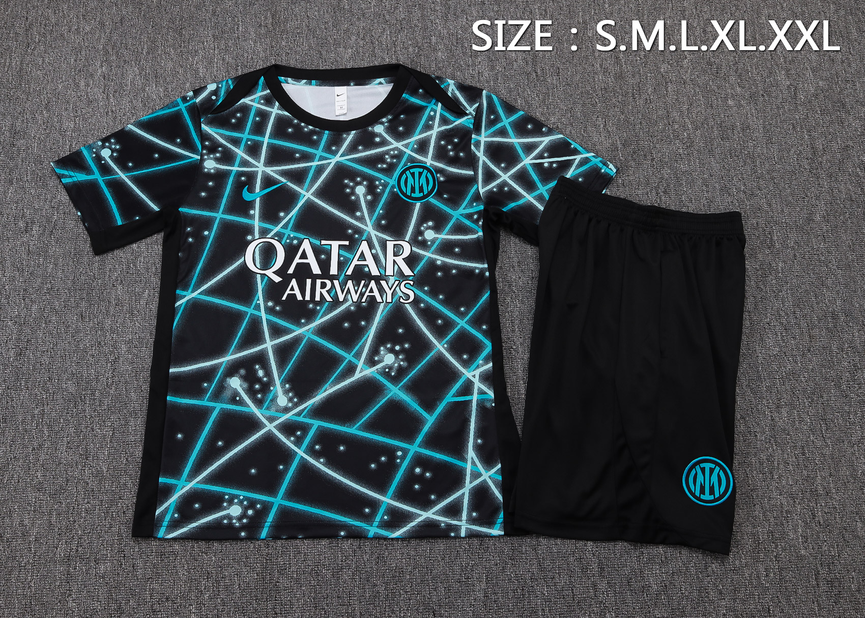 Inter Milan Training Jersey Kit Black&Blue 2025/26