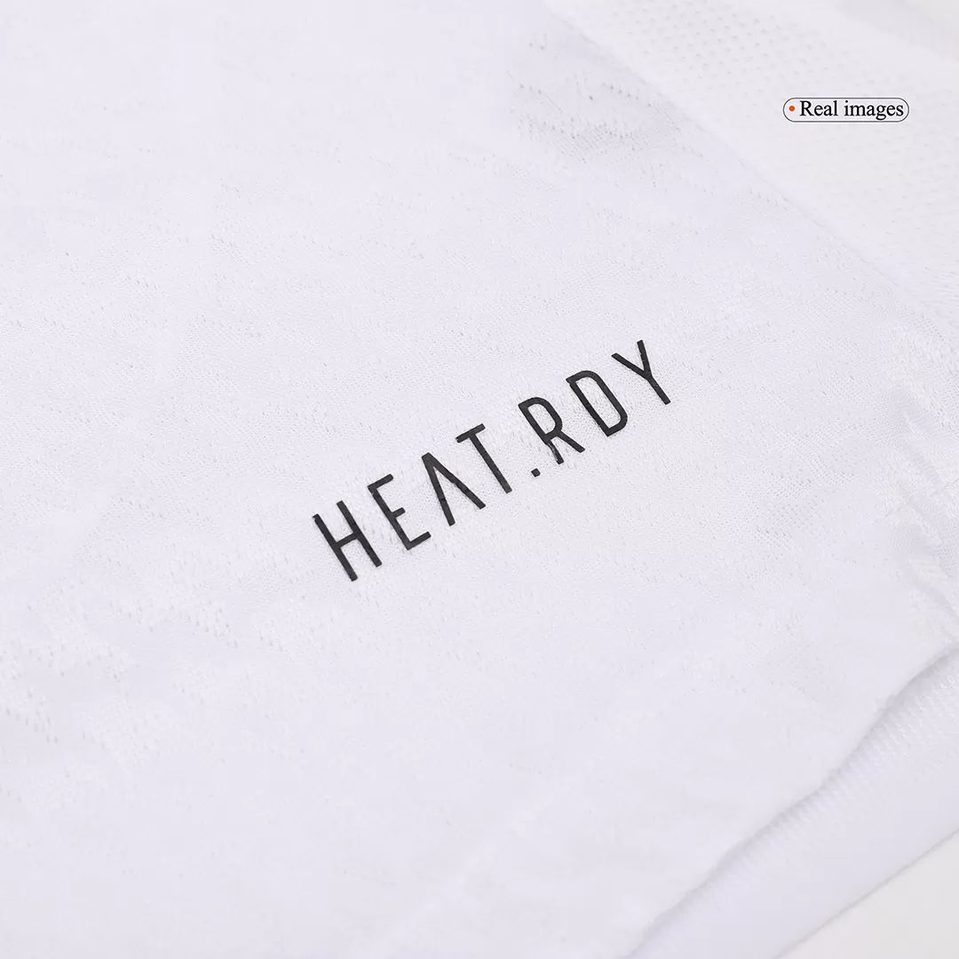 Real Madrid Authentic Soccer Jersey Home Long Sleeve Shirt 2024/25