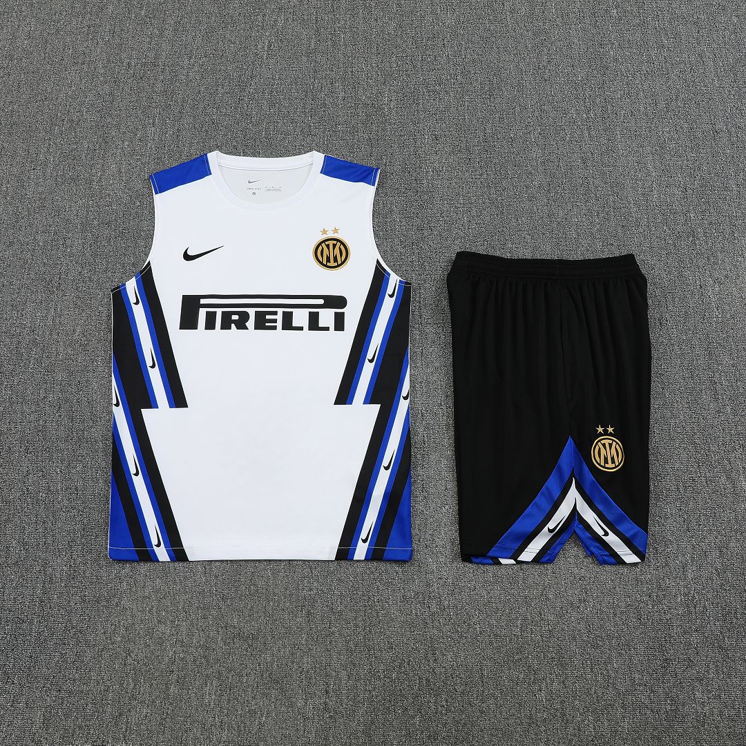 Inter Milan Retro Sleeveless Training Kit White 2025/26