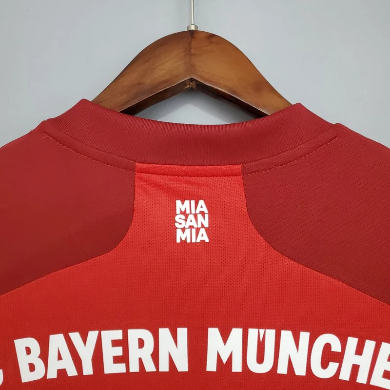 Bayern Munich Retro Jersey Home Soccer Shirt 2021/22