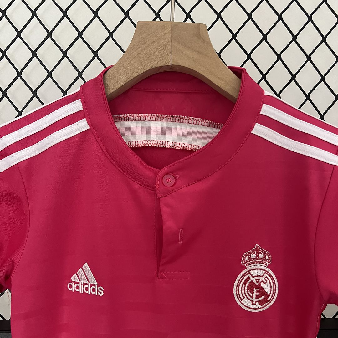 Real Madrid Retro Jersey Away Kids Kit Jersey+Shorts 2014/15