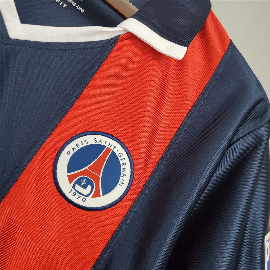 PSG Retro Jersey Home Soccer Shirt 2001/02