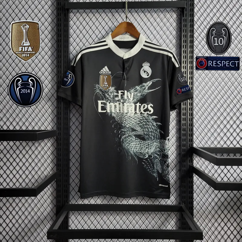 Ronaldo#7 Real Madrid Retro Jersey Third Away Soccer Shirt 2014/15