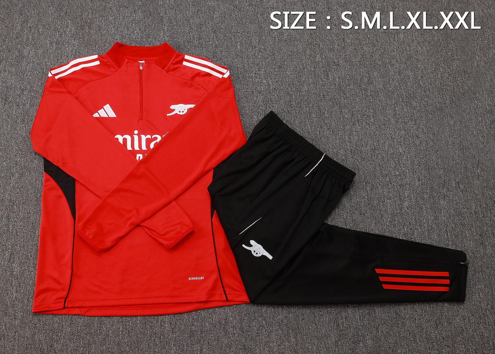 Arsenal Training Kit (Sweatshirt+Pants) Red 2025/26