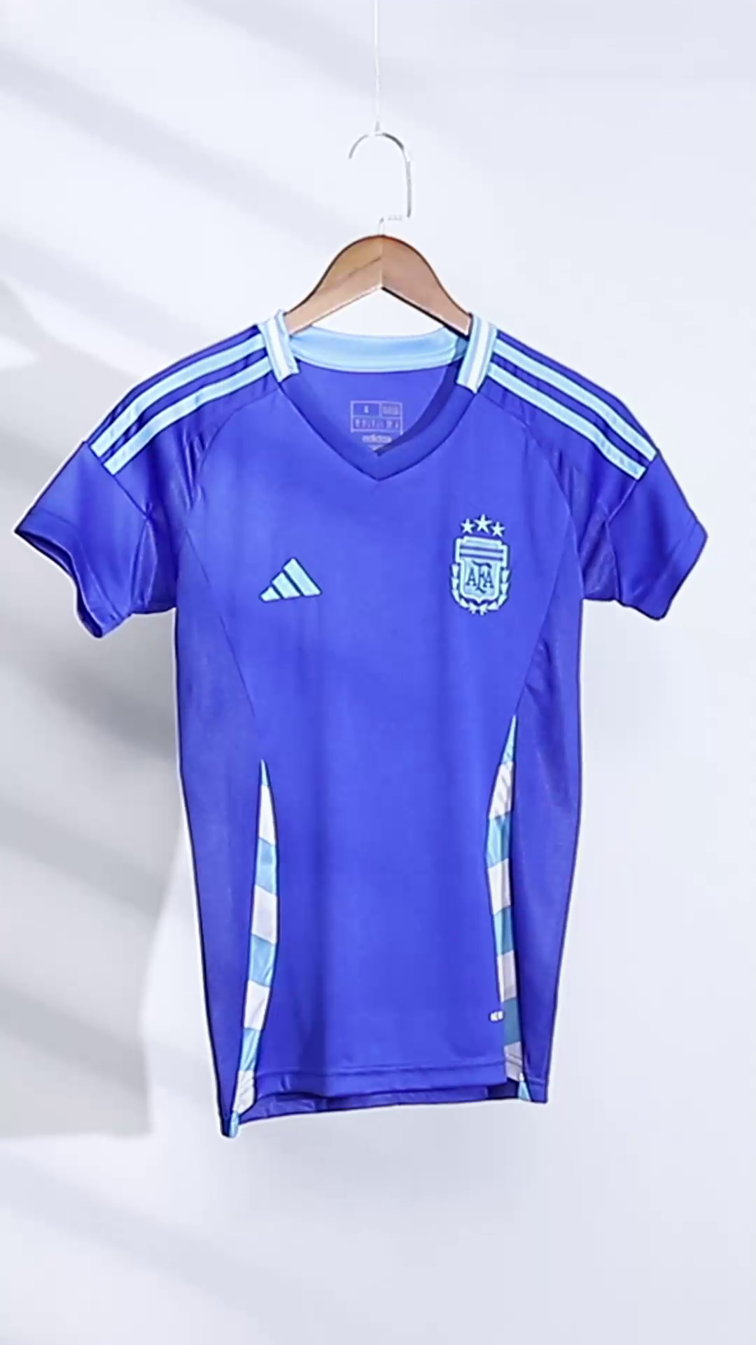 Argentina Soccer Jersey Away Women's Custom Shirt 2024