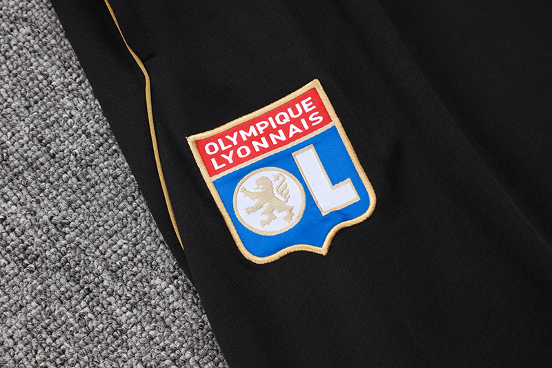 Olympique Lyonnais Training Kit (Sweatshirt+Pants) Black 2025/26