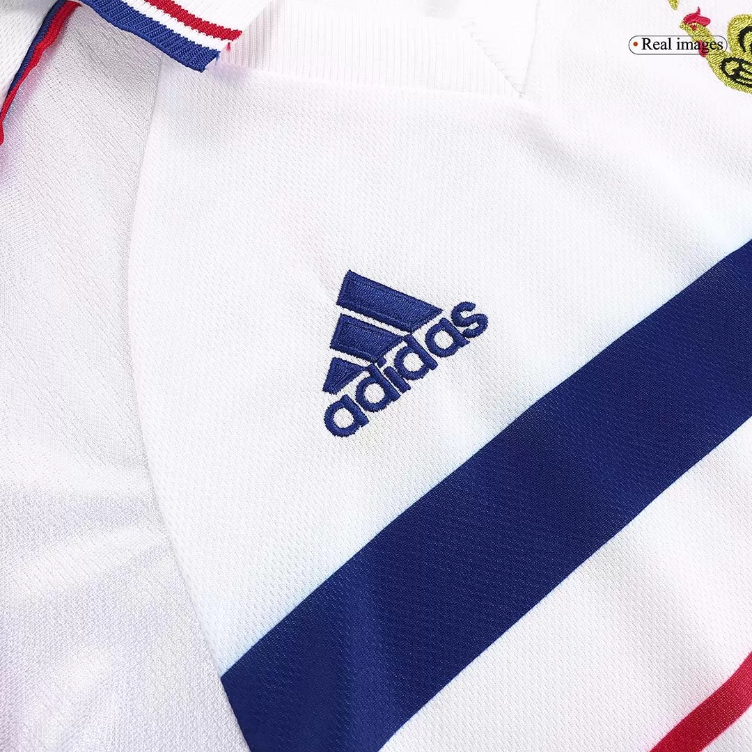 France Retro Soccer Jersey Away Custom Shirt World Cup 1998