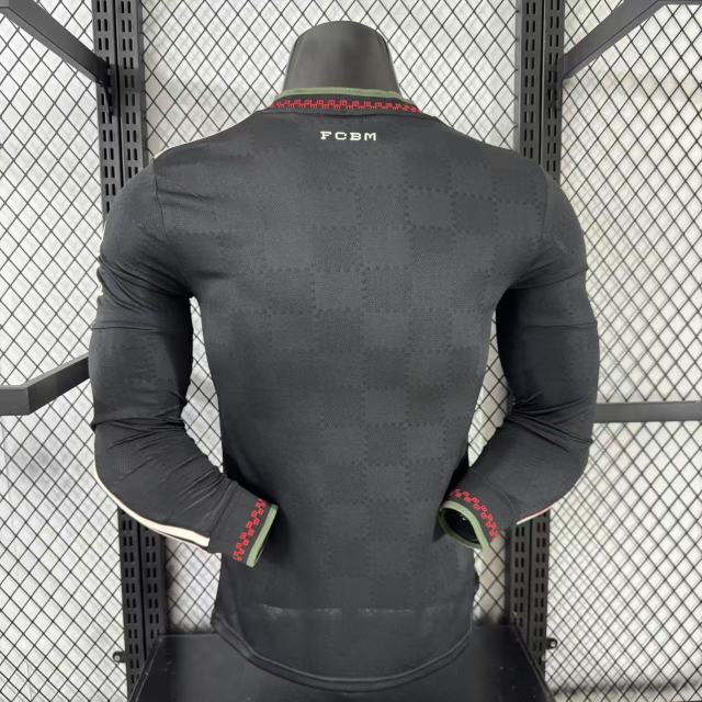 Authentic Bayern Munich Soccer Jersey Third Away Champions League Long Sleeve Shirt 2025/26