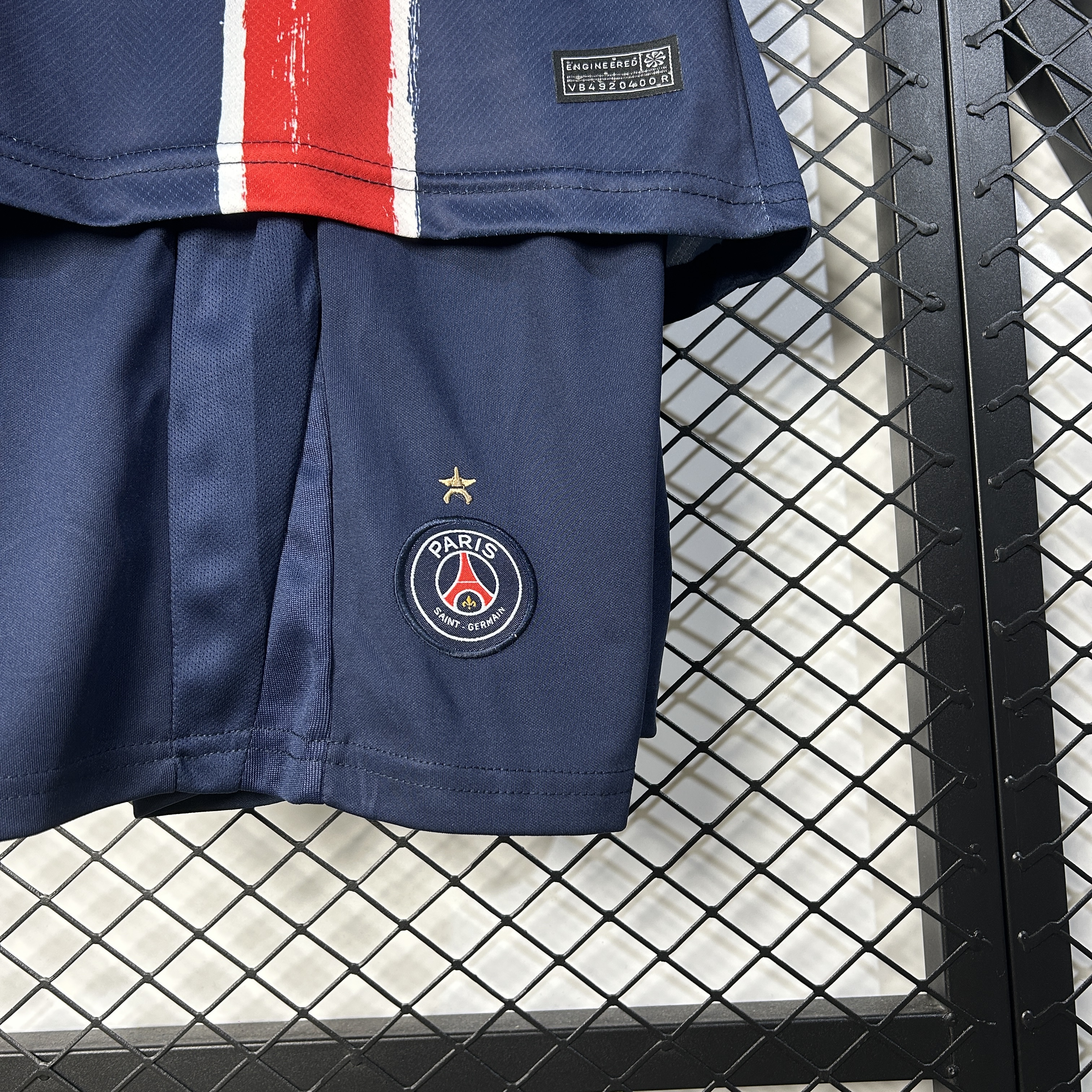 PSG Soccer Jersey Home x Champions of Europe Kids Kit Jersey+Shorts 2024/25