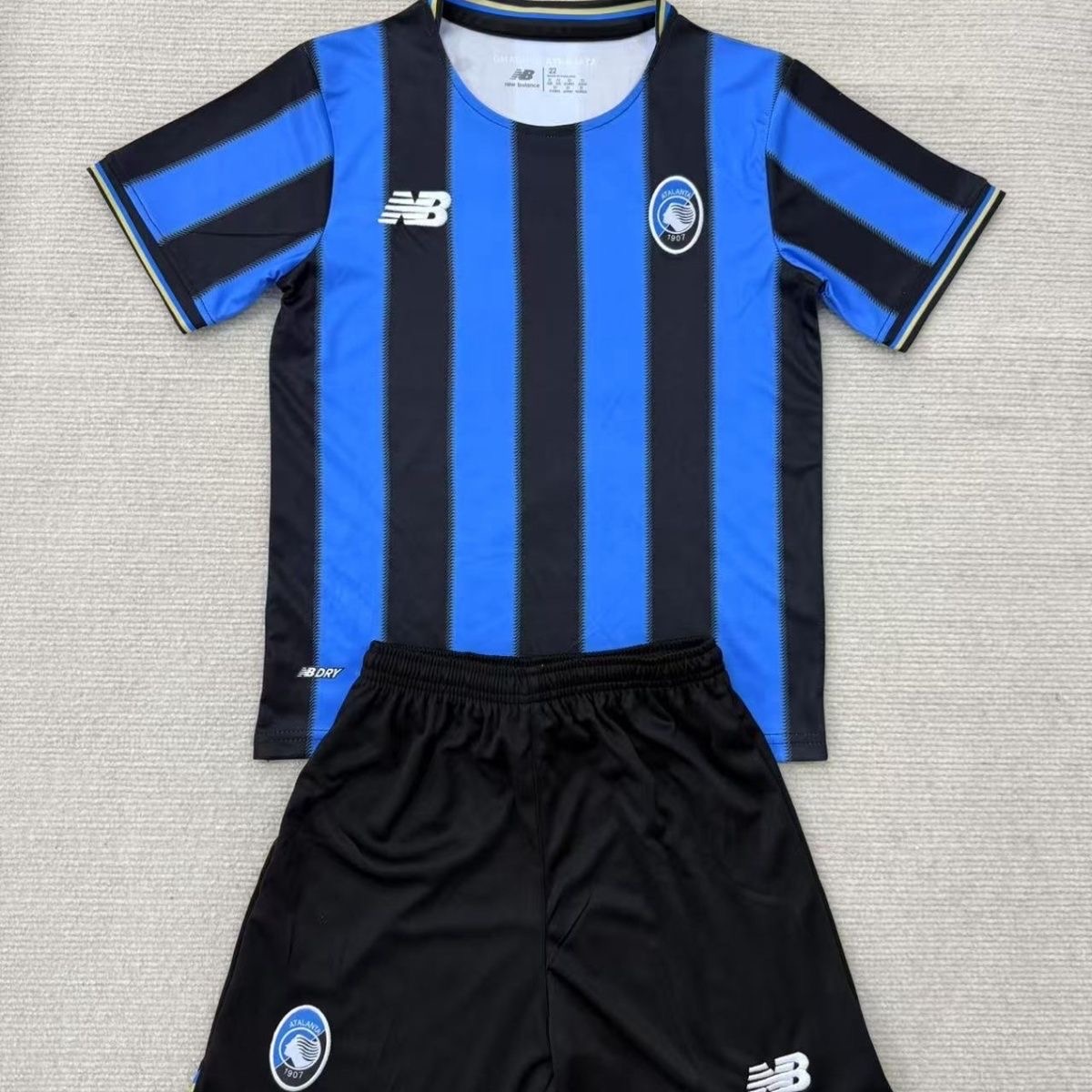 Atalanta BC Soccer Jersey Home Kids Kit Jersey+Shorts 2025/26