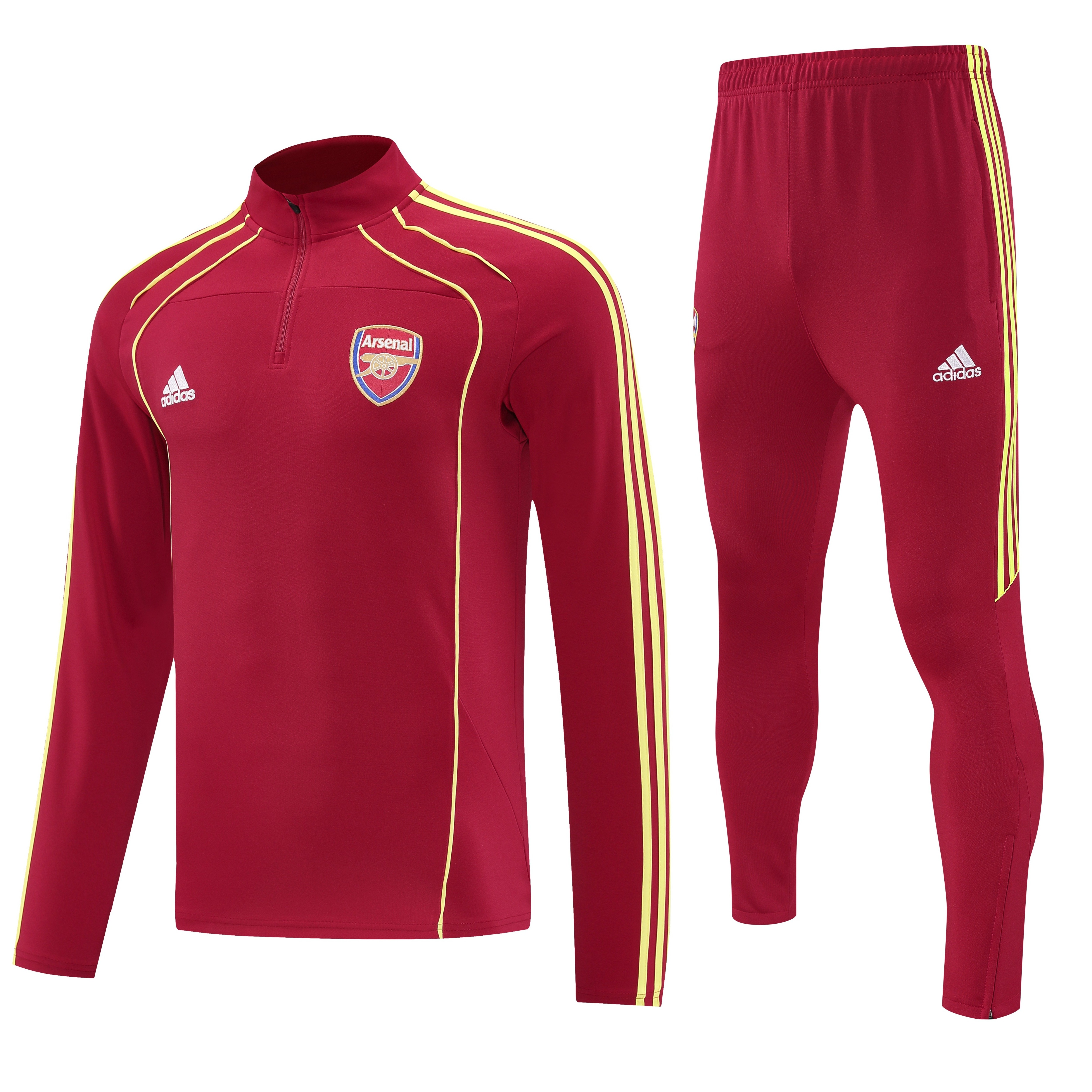 Arsenal Authentic Training Kit (Sweatshirt+Pants) Red 2025/26 - Player Version