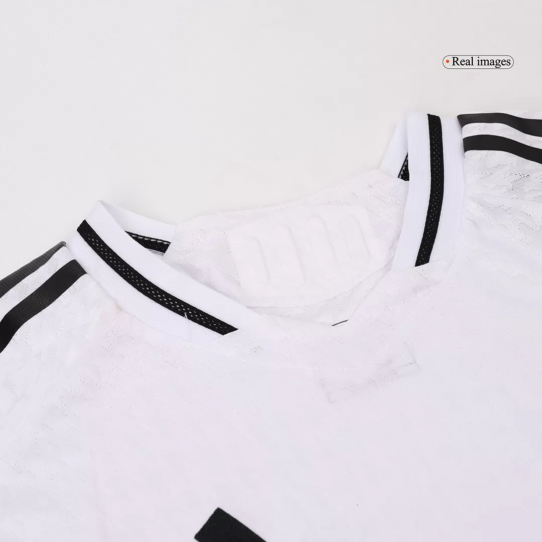 Real Madrid Authentic Soccer Jersey Home Long Sleeve Shirt 2024/25