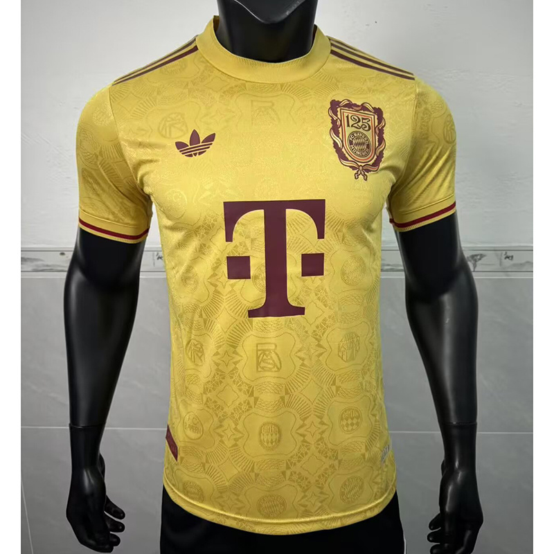 Authentic Bayern Munich Soccer Jersey Shirt 2025/26 125th Anniversary