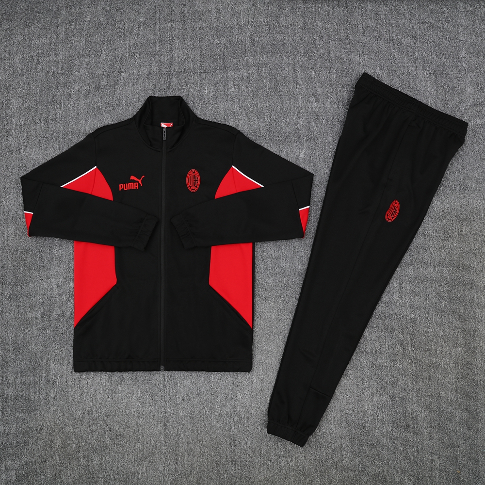 AC Milan Training Kit (Jacket+Pants) Black 2025/26