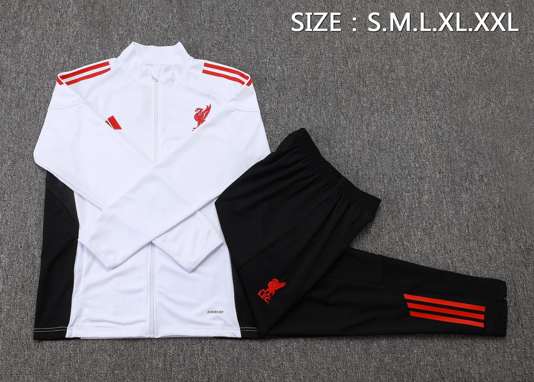 Liverpool Training Kit (Jacket+Pants) White 2025/26