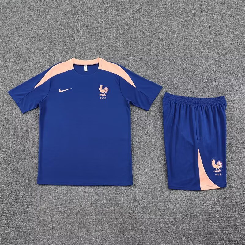 France Training Jersey Kit Blue 2025