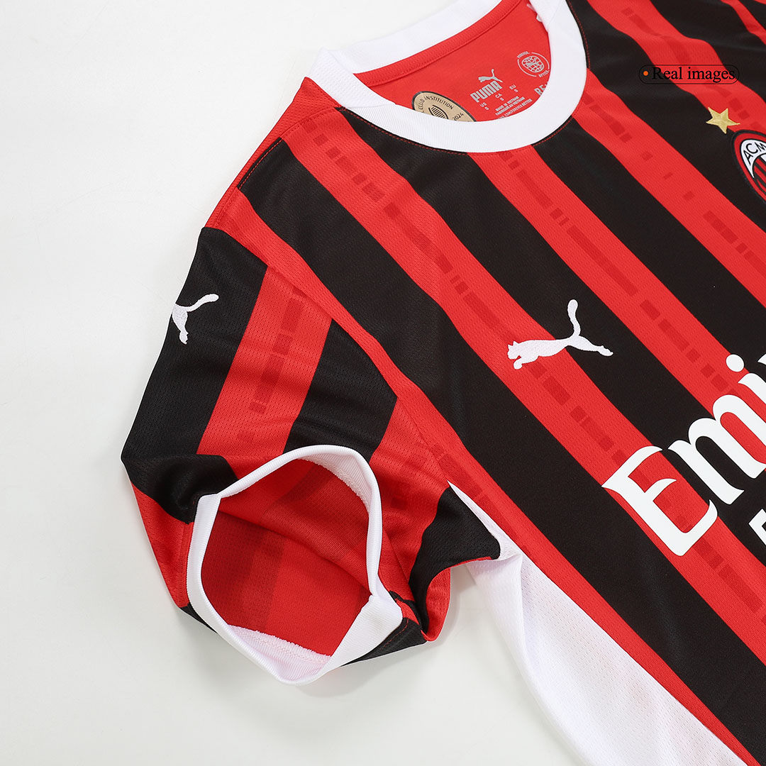 AC Milan Soccer Jersey Home Custom Shirt 2024/25