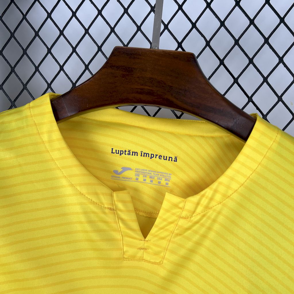 Romania Soccer Jersey Home Custom Shirt 2025/26