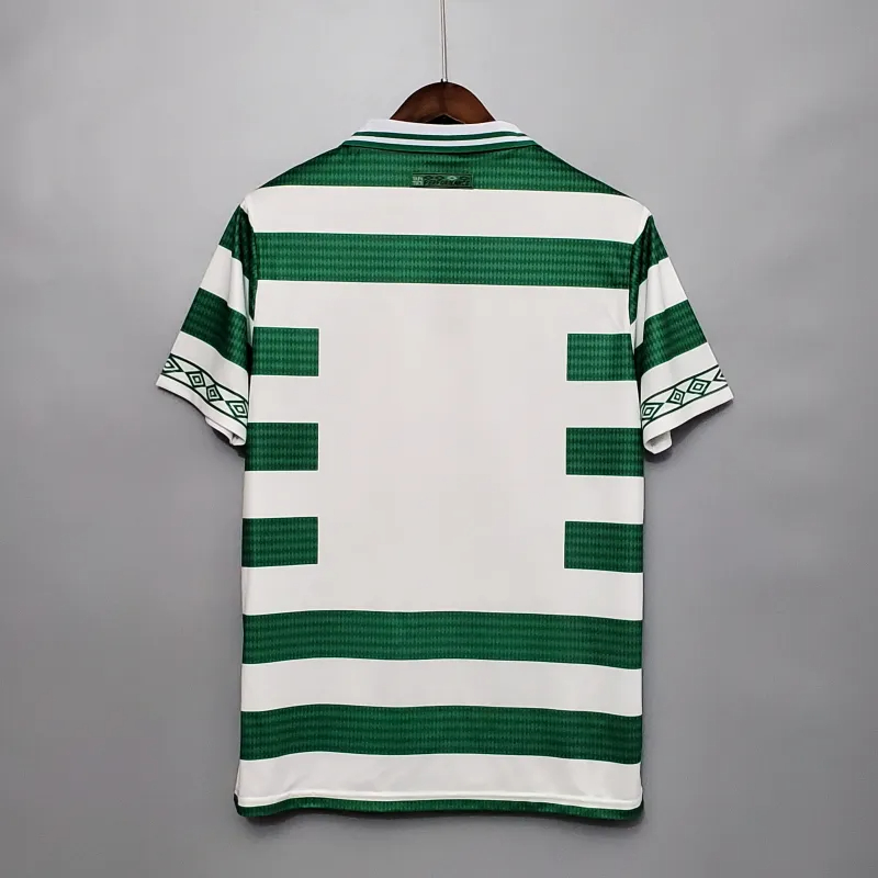 Celtic Retro Soccer Jersey Home Custom Shirt 1998/99