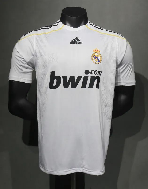 Real Madrid Authentic Retro Jersey Home Soccer Shirt 2009/10