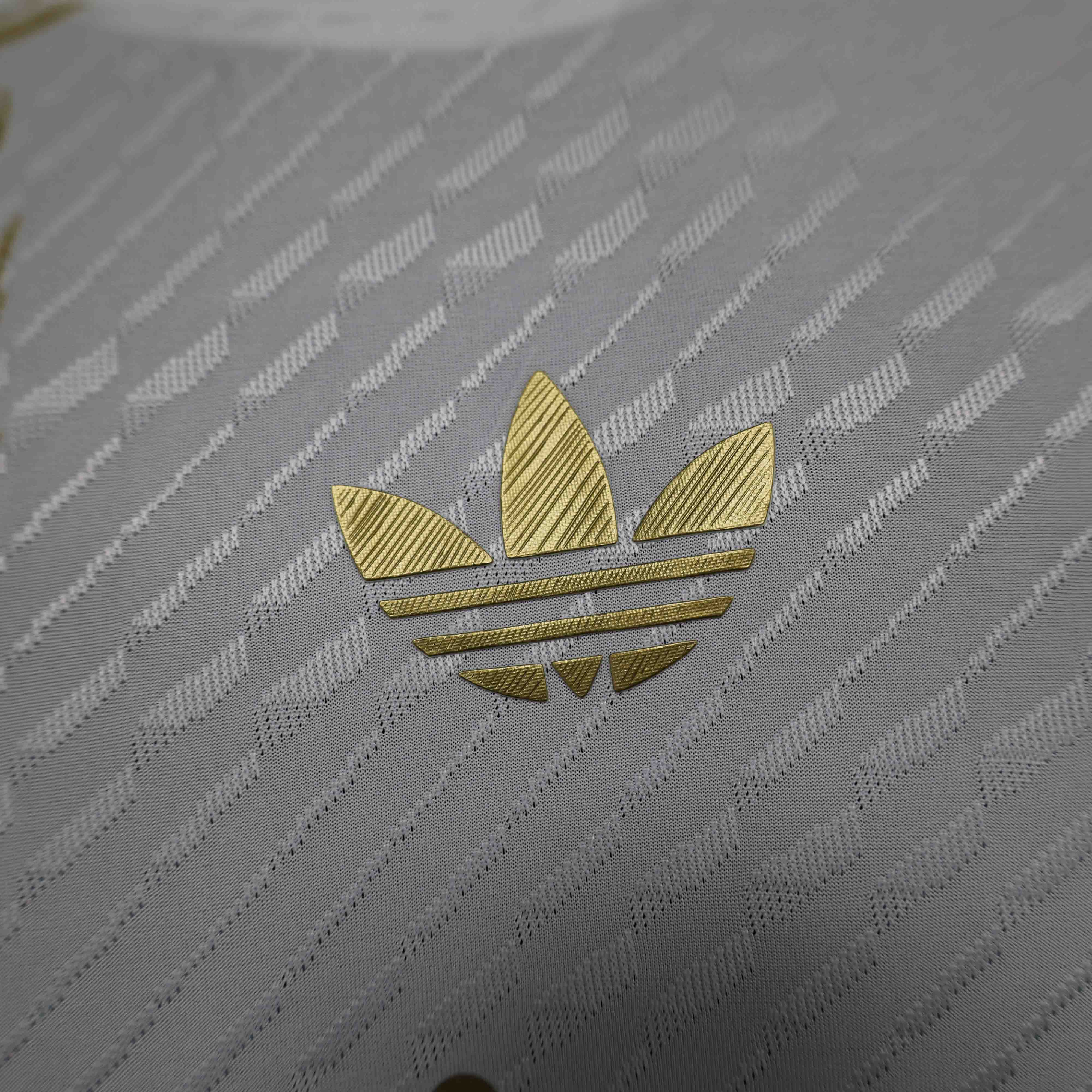 Real Madrid Authentic Soccer Jersey Golden Dragon White Special Edition Shirt 2024/25