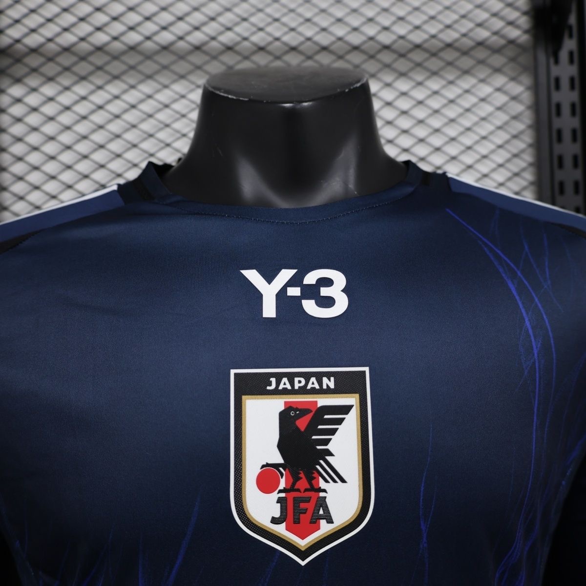 Japan X Y-3 Authentic Soccer Jersey Home Long Sleeve Shirt 2024-25