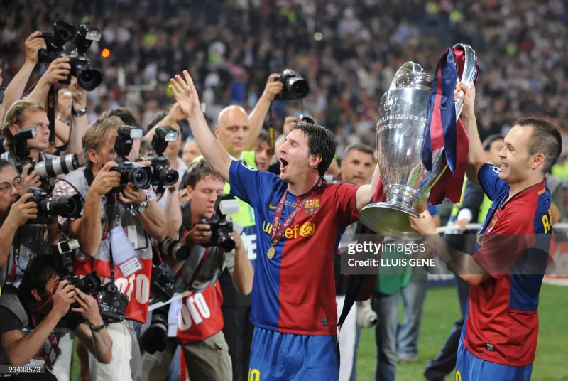 Authentic Barcelona Retro Jersey Home Soccer Shirt 2008-09