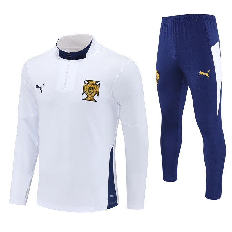 Portugal Training Kit (Sweatshirt+Pants) White 2025