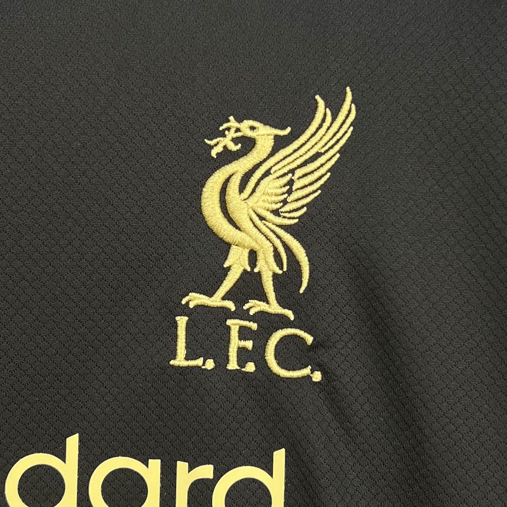 Liverpool Football Jersey Black & Golden Special Edition Custom Shirt 2025/26