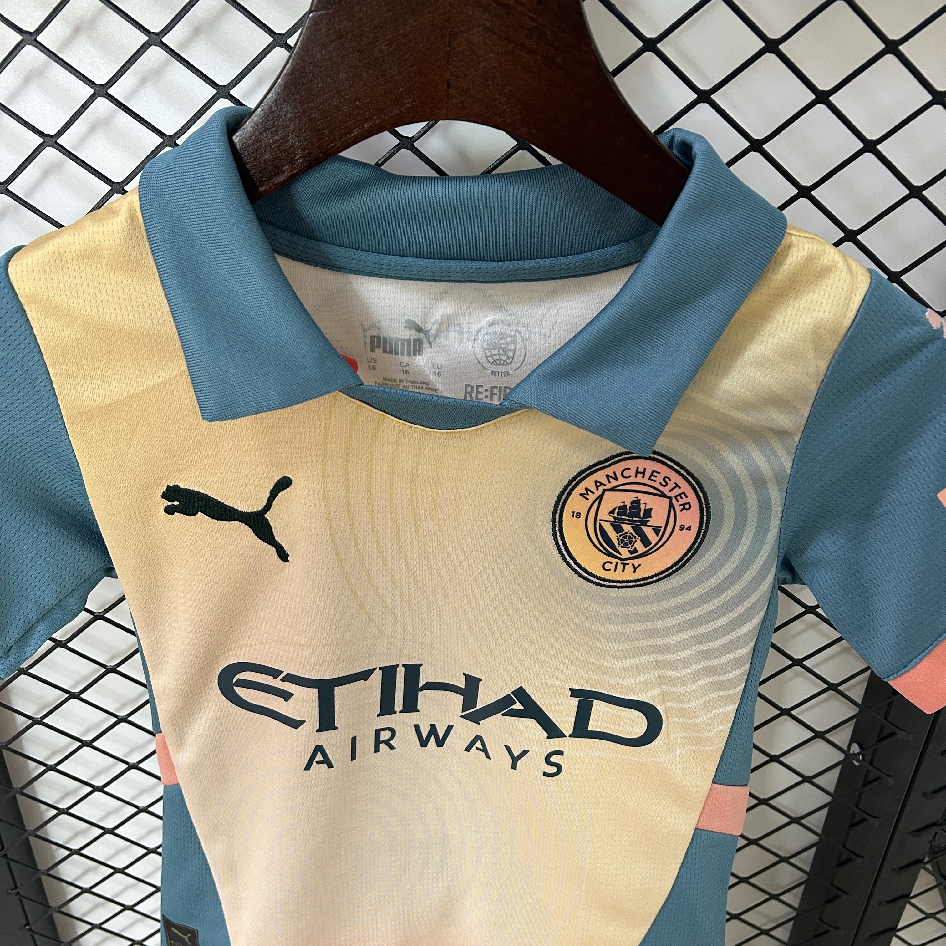 Manchester City Fourth Away Kids Kit Jersey+Shorts 2024/25