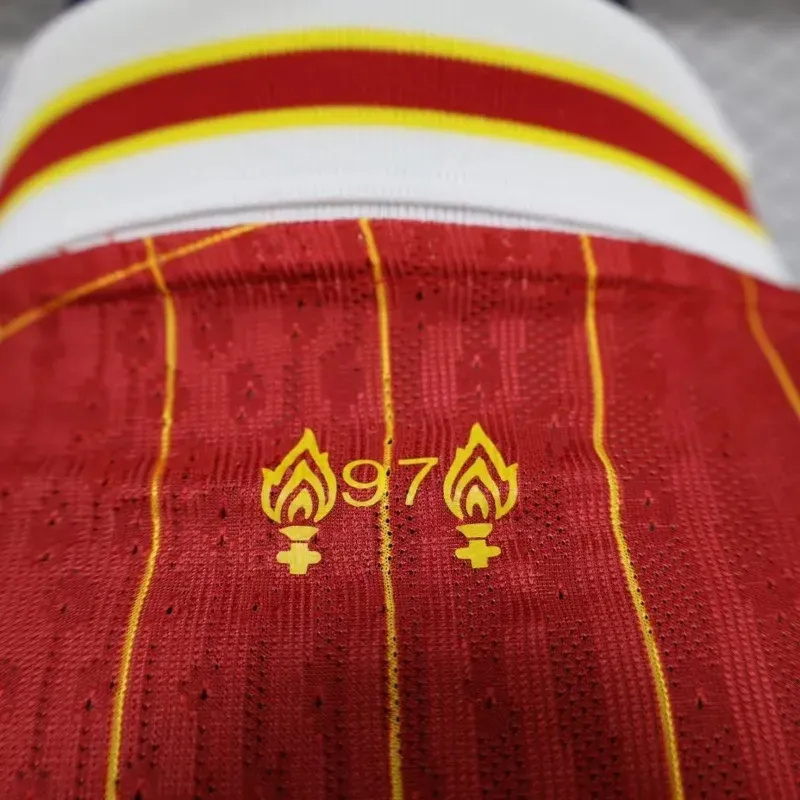 Liverpool Authentic Football Jersey Home Long Sleeve Shirt 2024/25