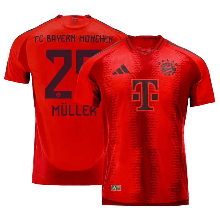 MÜLLER #25 Bayern Munich Home Jersey Player Version 2024/25