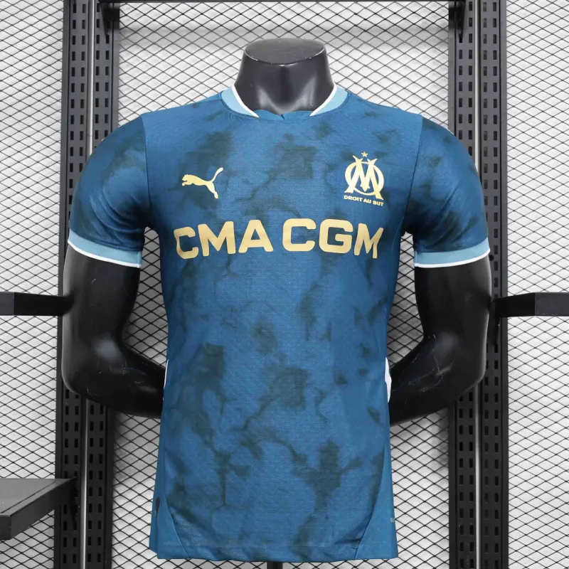 Marseille Authentic Soccer Jersey Away Shirt 2024/25