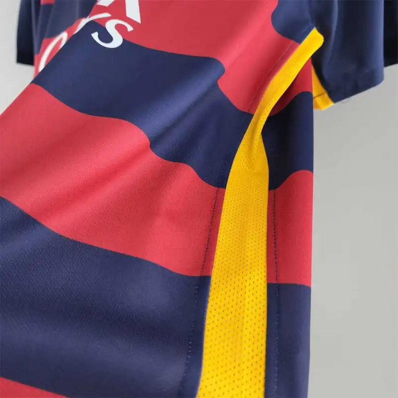 Barcelona Retro Jersey Home Soccer Shirt 2015-16