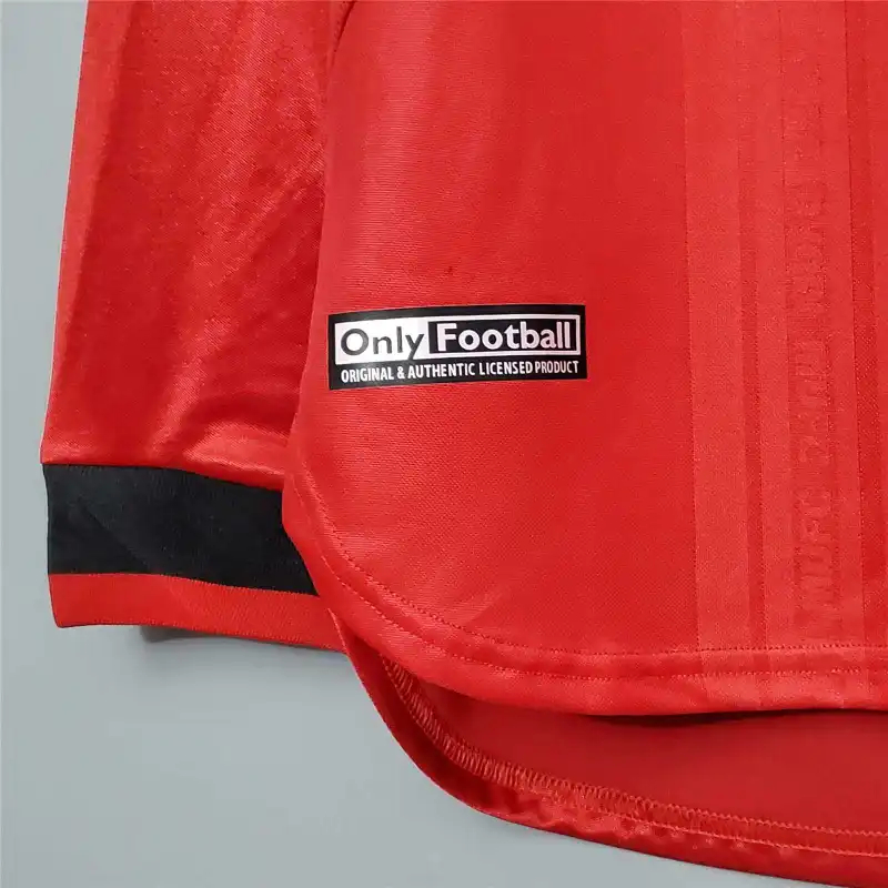 Manchester United Retro Home Long Sleeve Football Jersey Shirt 1999/00